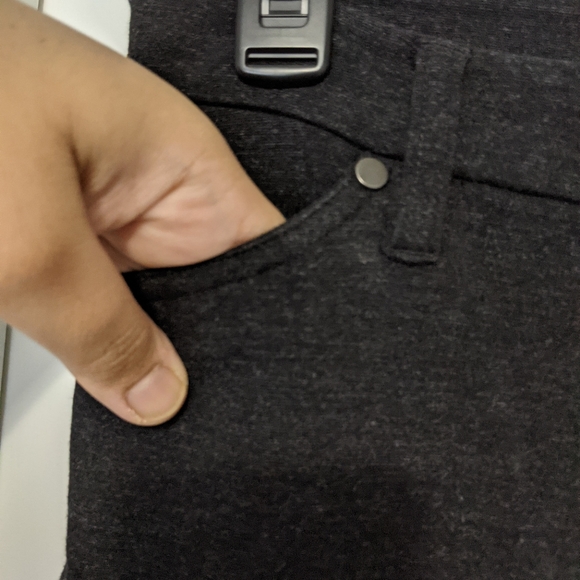 Eileen Fisher Heathered Tencel Ponte Skinny Pant 4 - Picture 4 of 7